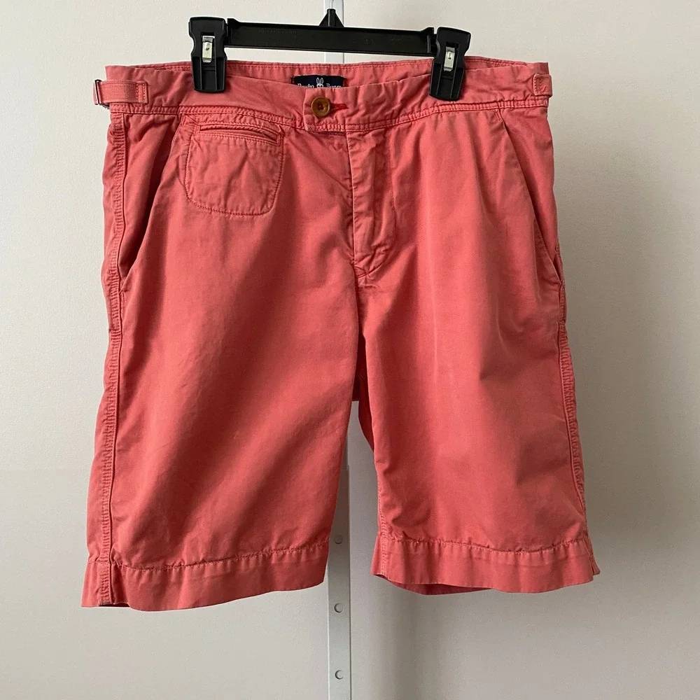 Psycho Bunny Cotton Relaxed Rugged Coastal Outdoors Clean Chino Shorts 30 Pink